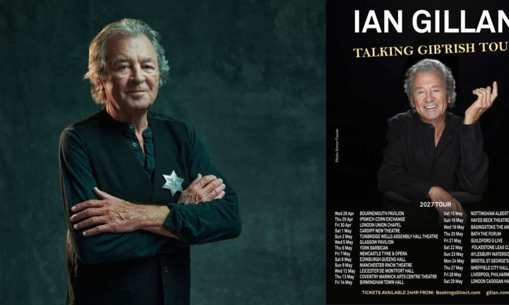 Ian Gillan spoken word tour 2027