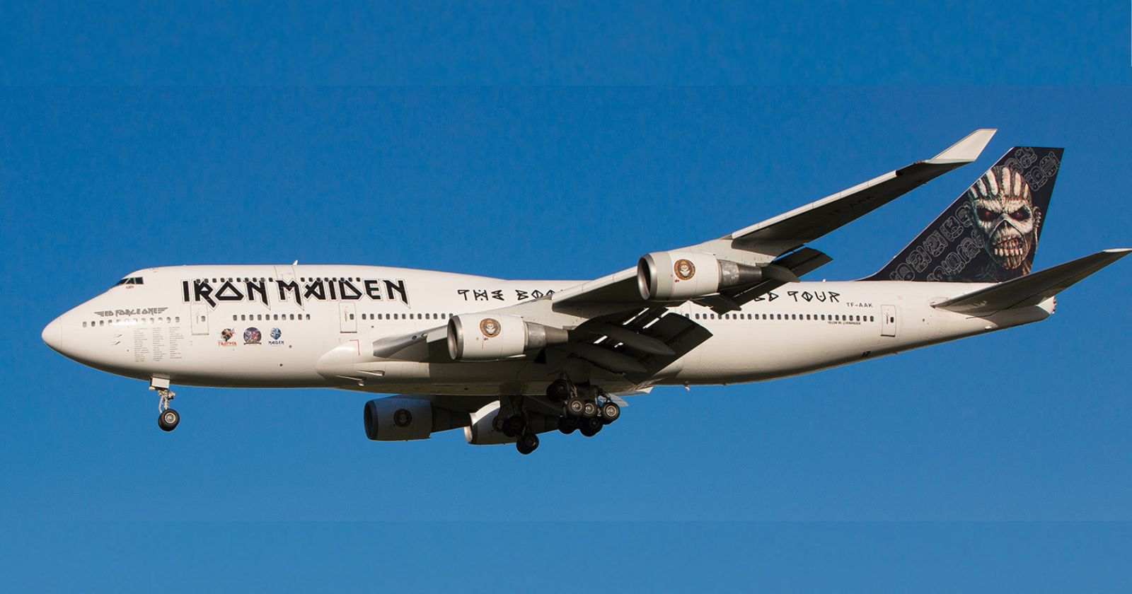 Iron Maiden airplane ed force one