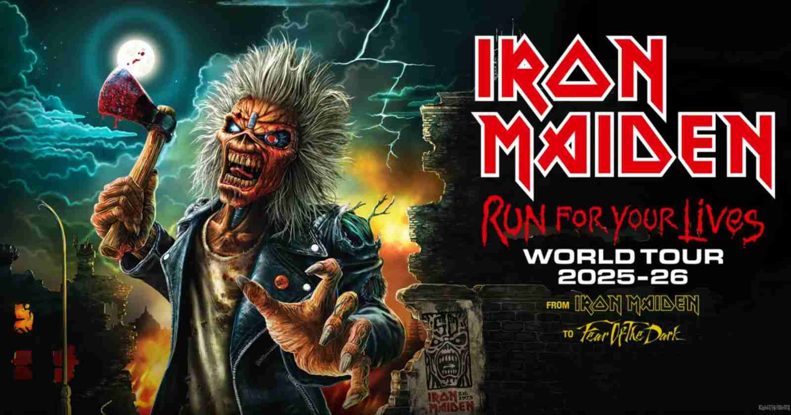 Iron Maiden announces 50th anniversary world tour