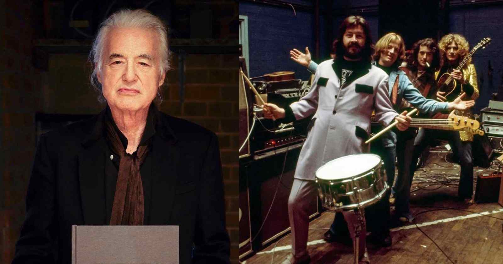 Jimmy Page and John Bonham