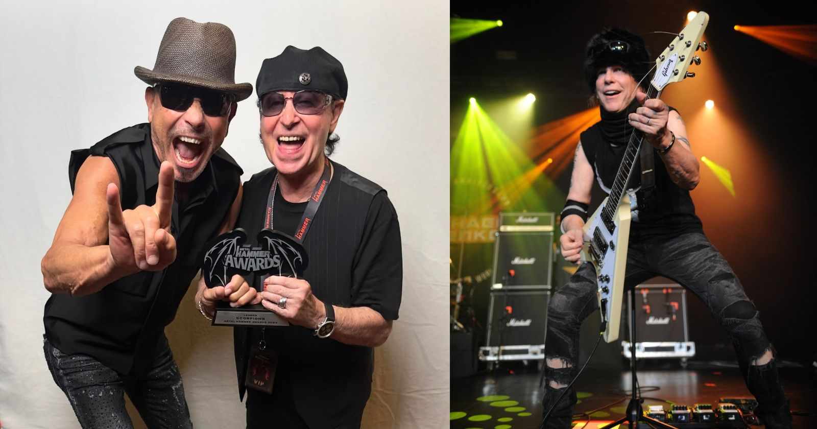 Klaus Meine, Rudolf Schenker and Michael Schenker