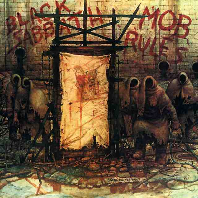 The cover of the album Mob Rules