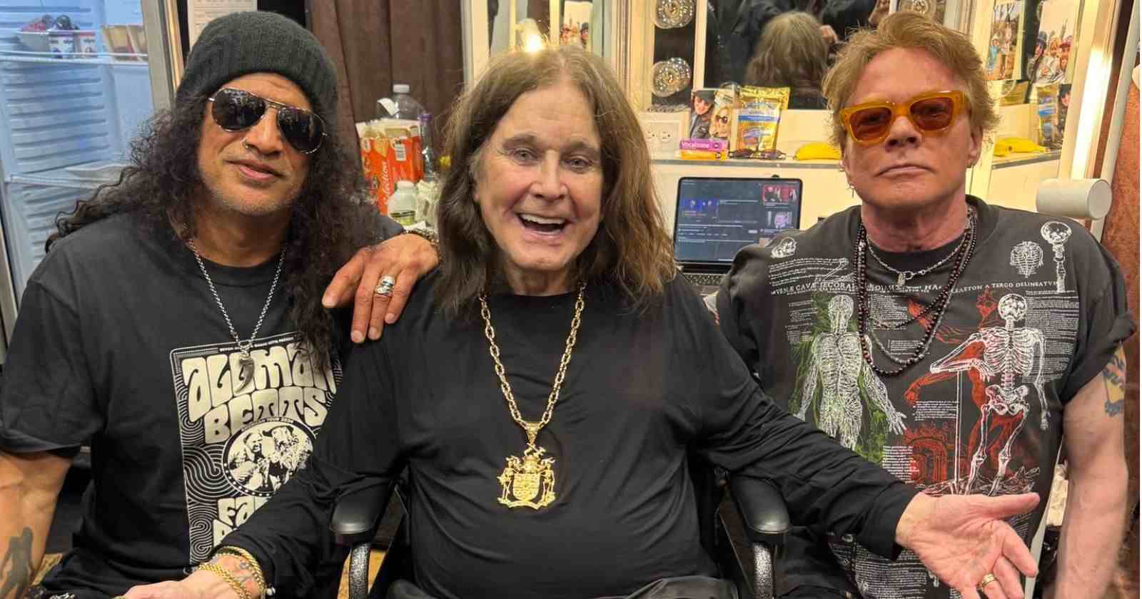 Ozzy Osoburne and Axl Rose