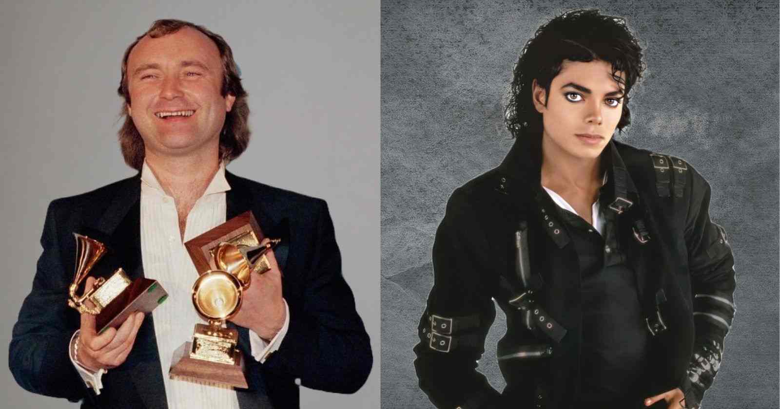 Phil Collins and Michael Jackson