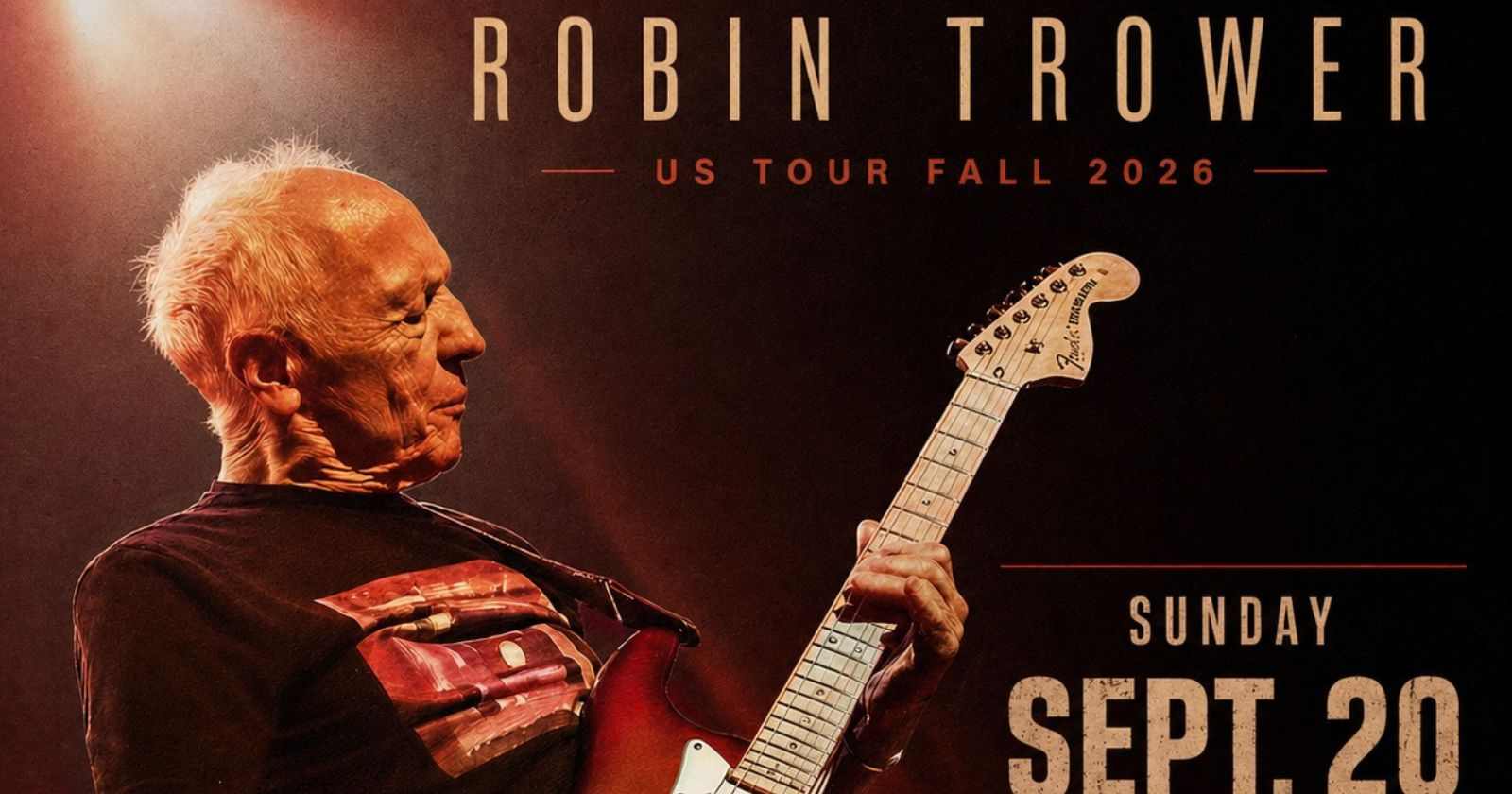 Robin Trower 2026 tour dates