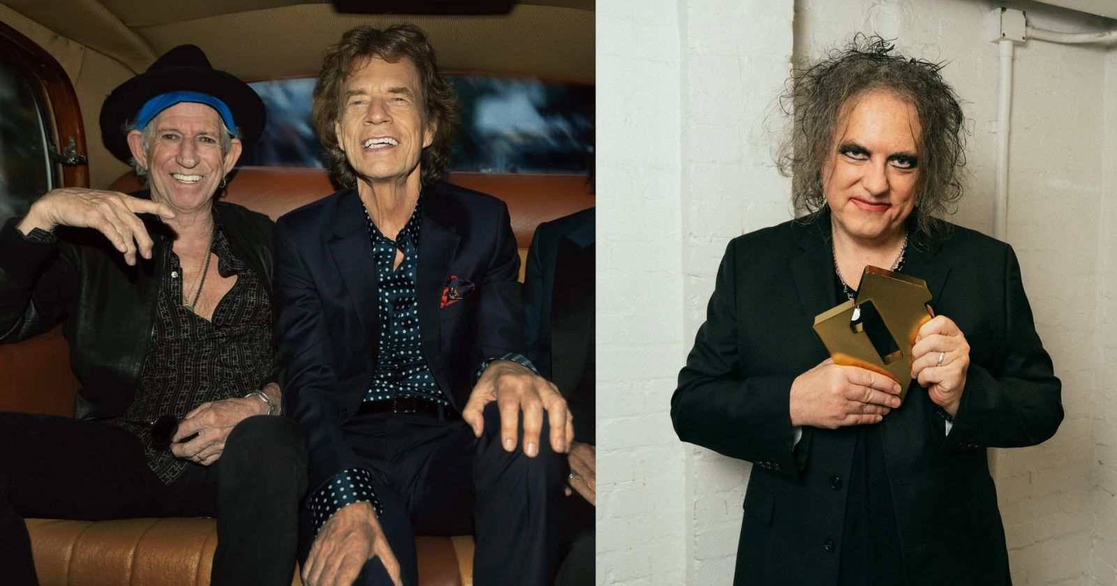 Rolling Stones and Robert Smith