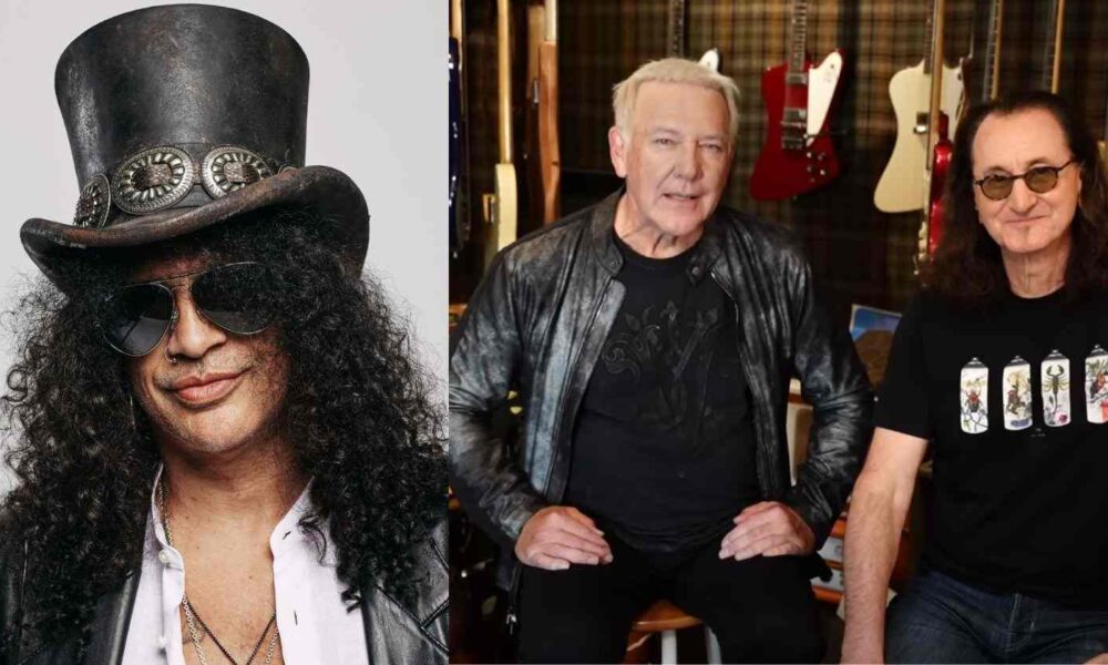 Slash recalls how he met Alex Lifeson and talks about Rush