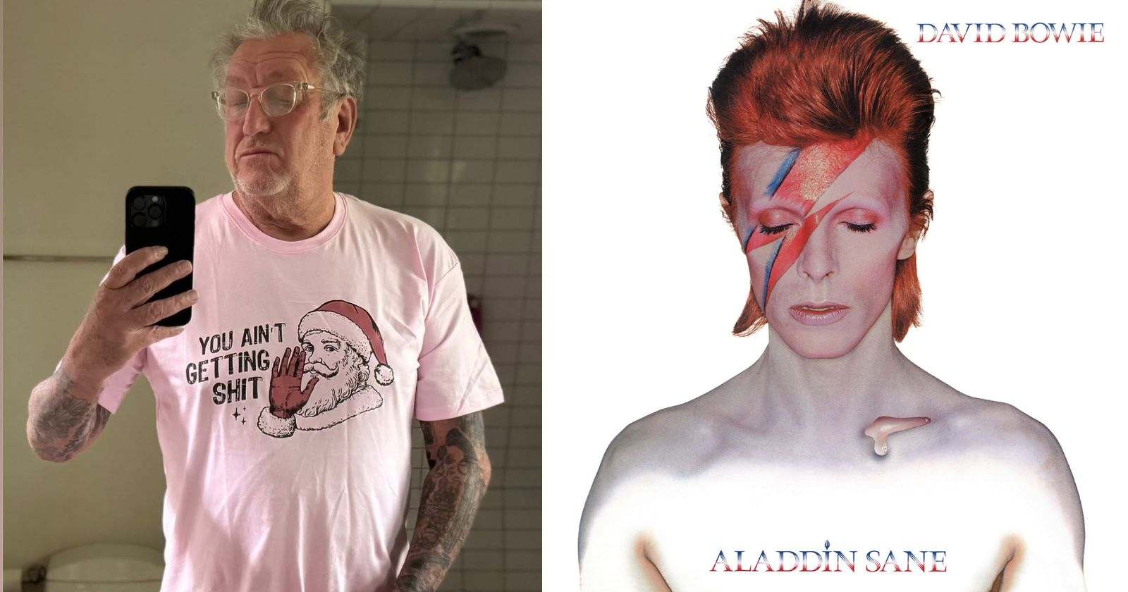 Steve Jones David Bowie