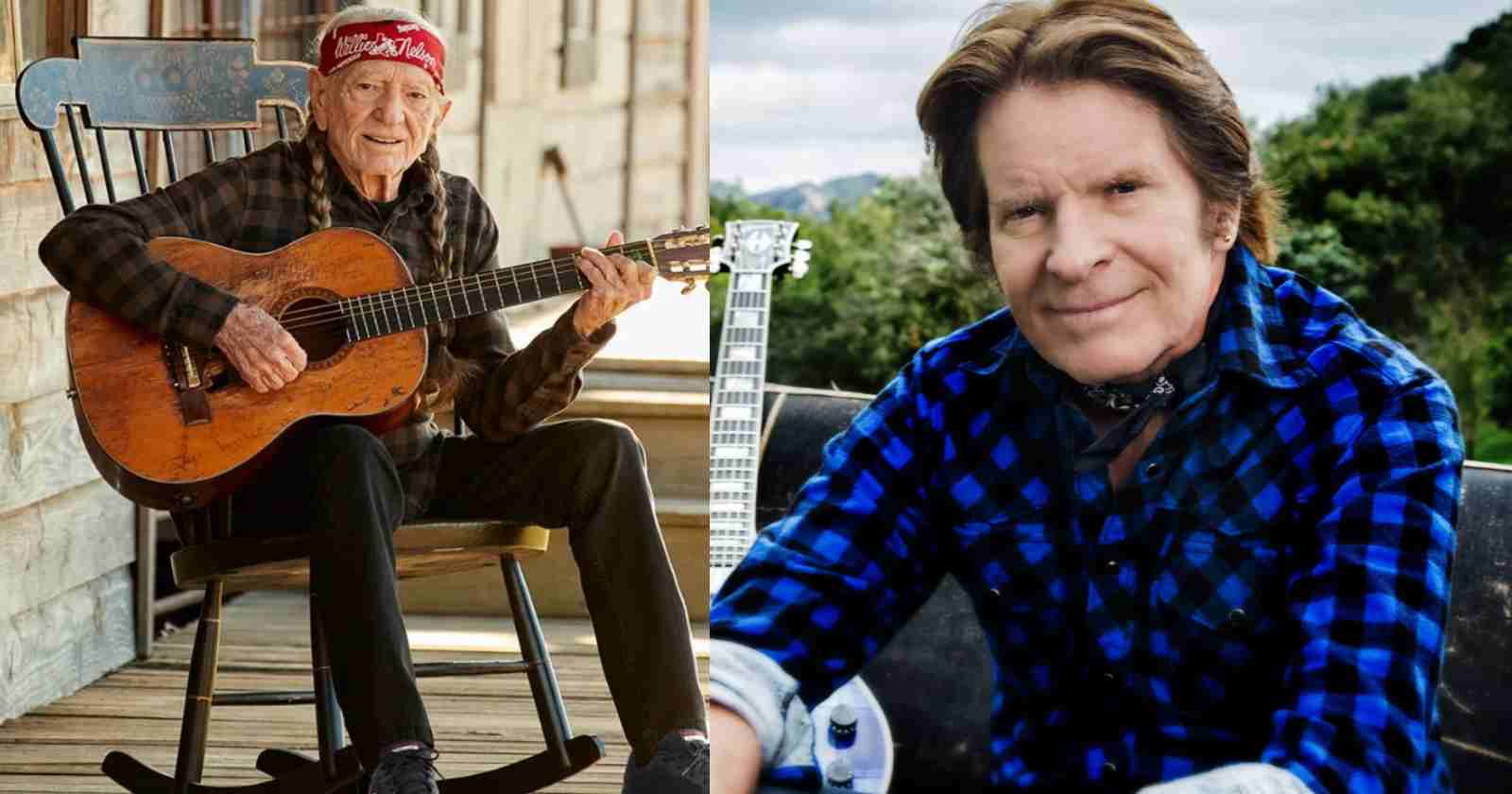 Robert Plant and John Fogerty will be Willie Nelson's opening acts