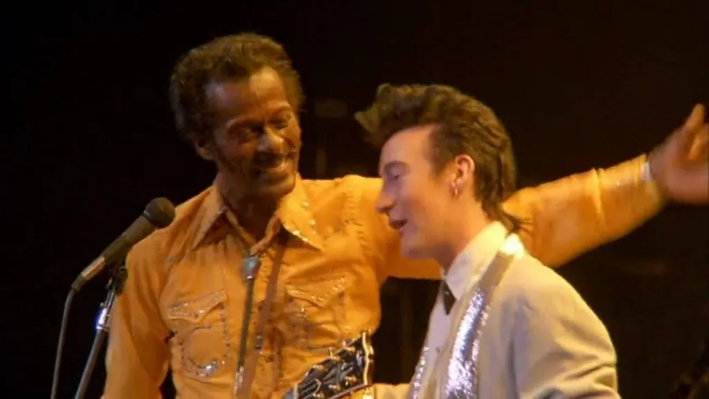 Back In Time: Chuck Berry & Julian Lennon performing Johnny B. Goode