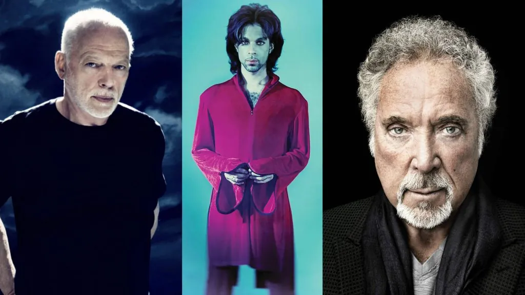 David Gilmour, Prince, Tom Jones