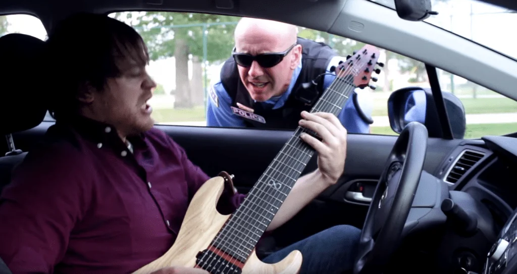 Funny video Guy plays Metal in inappropriate places