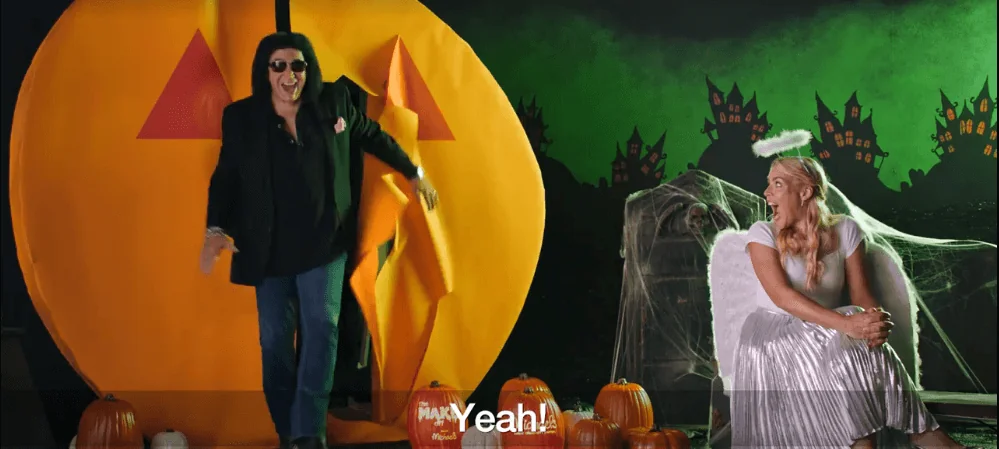 Gene Simmons and Busy Phillips