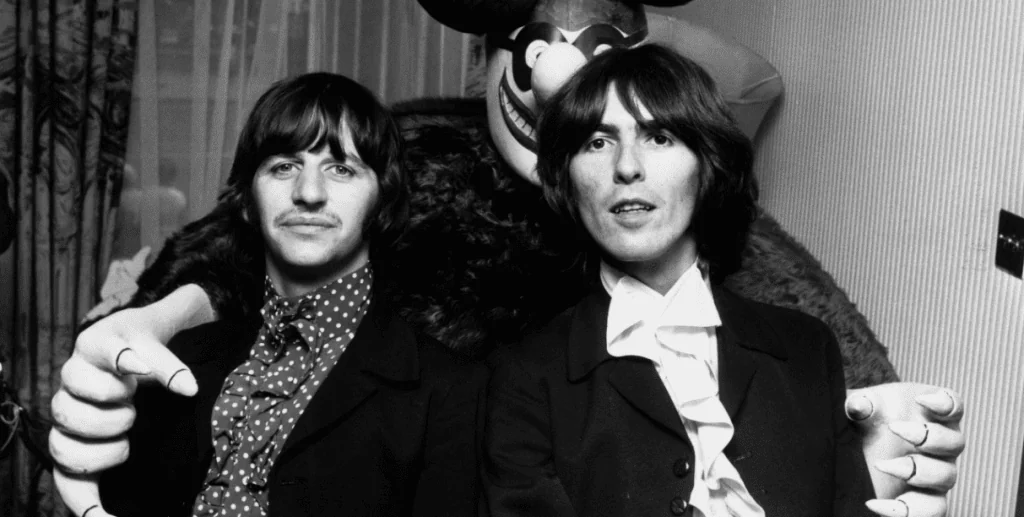Ringo Starr and George Harrison