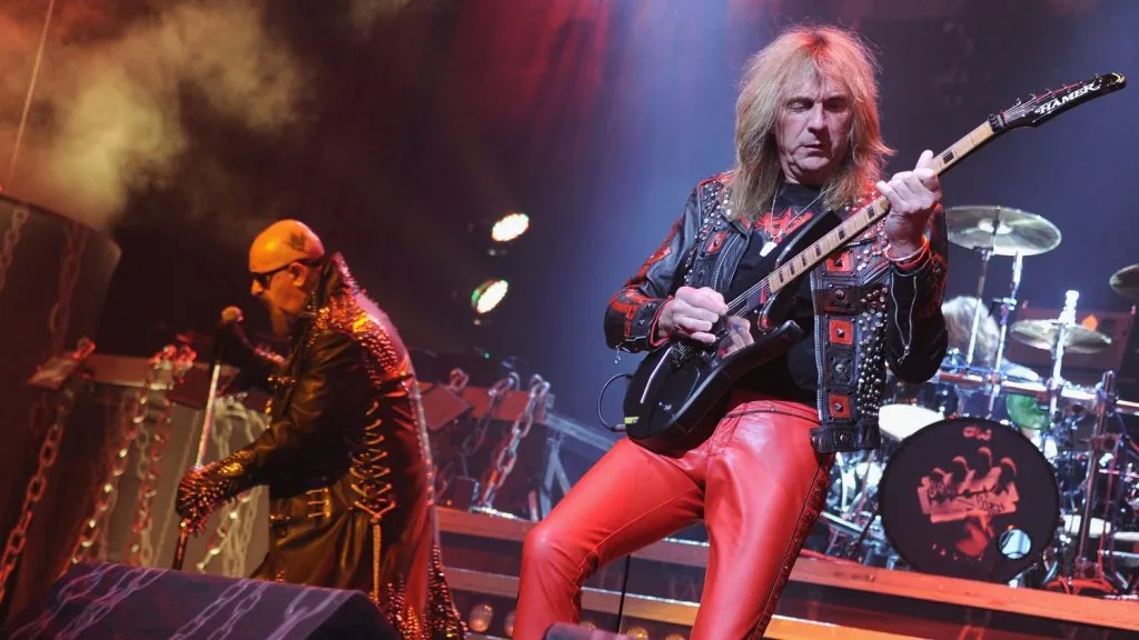 Rob Halford and Glenn Tipton