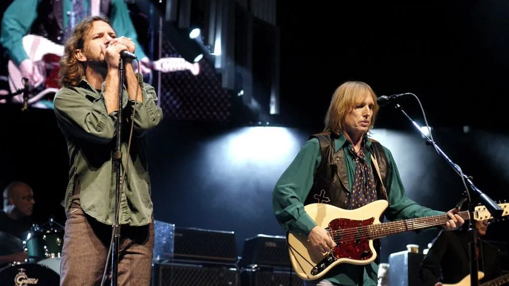 Tom Petty and Eddie Vedder