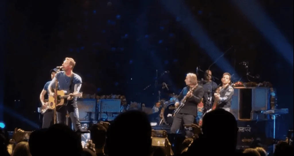 Watch Coldplay playing Free Falin in Tom Petty's memory