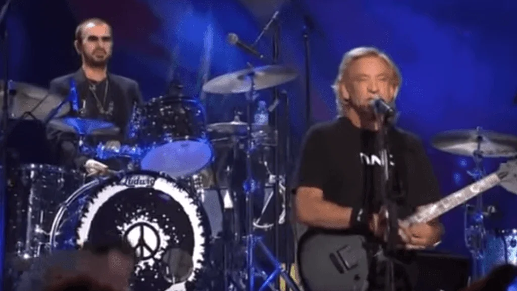 Back In Time: Joe Walsh and Ringo Starr performing Rocky Mountain Way