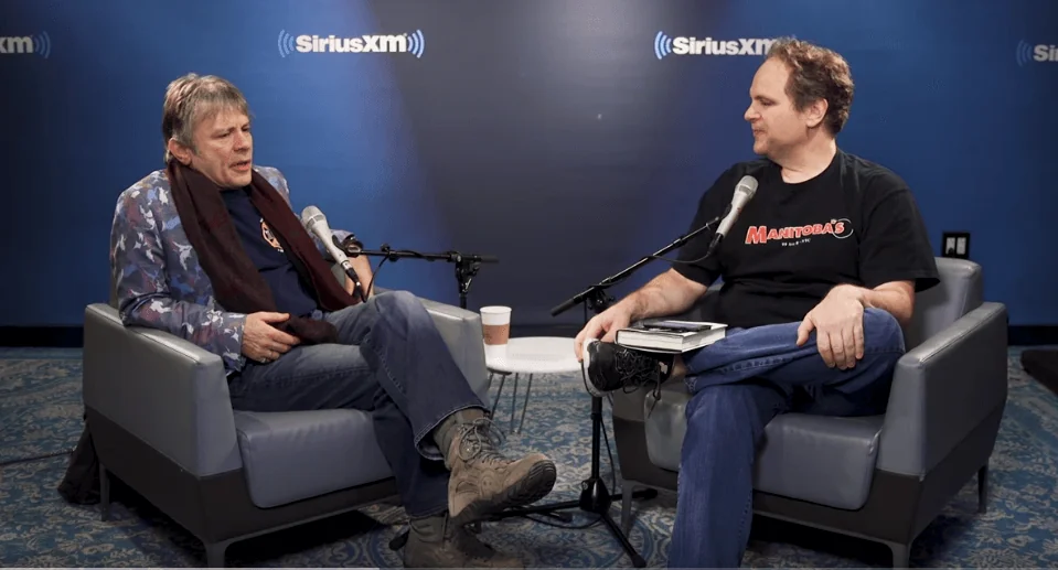 Bruce Dickinson and Eddie Trunk