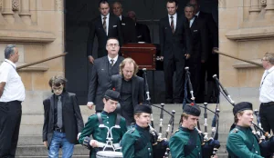 Malcolm Young's funeral was quiet, humble and discreet