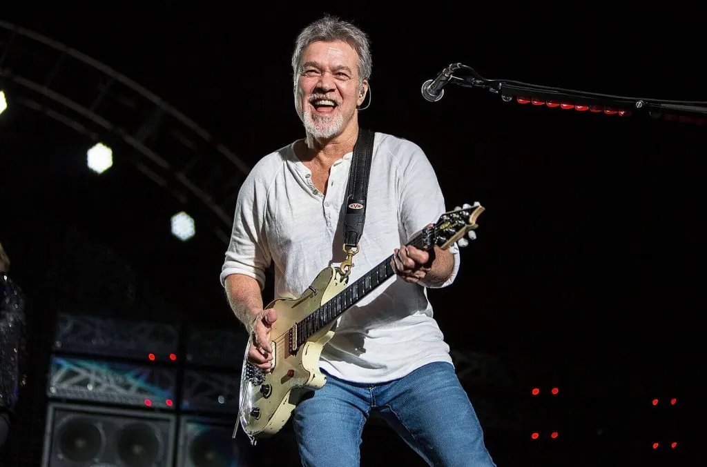 Eddie Van Halen playing