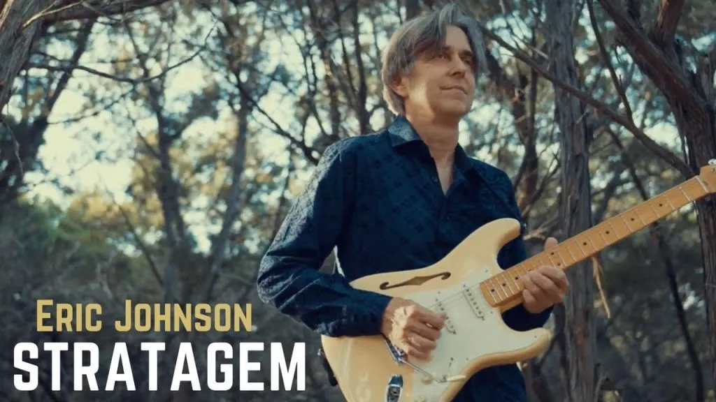 Hear new awesome instrumental Eric Johnson song Stratagem