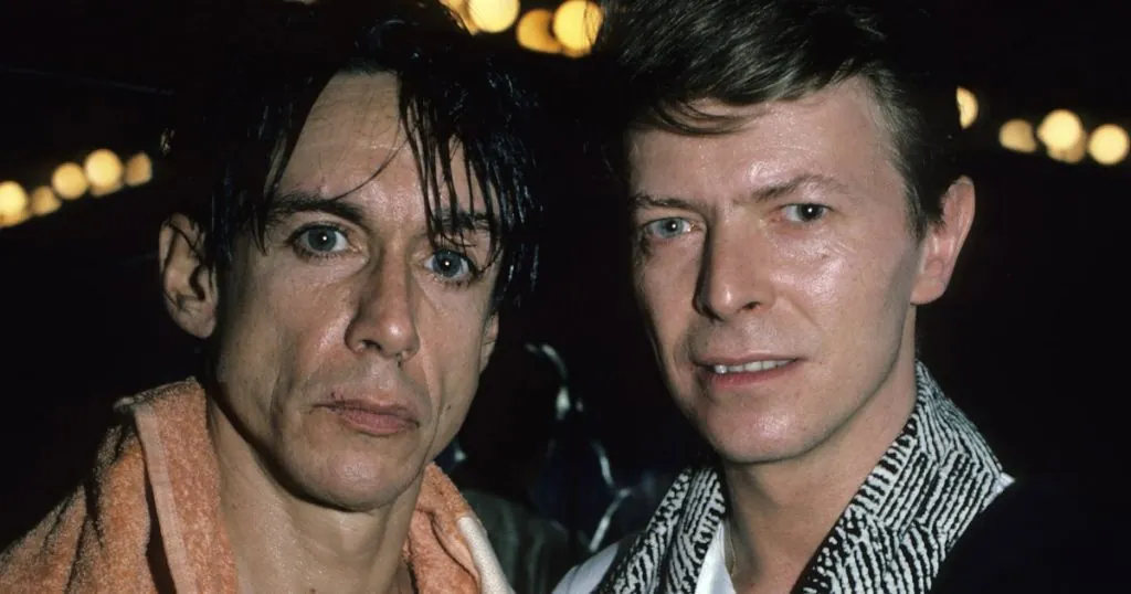 Iggy Pop and David Bowie