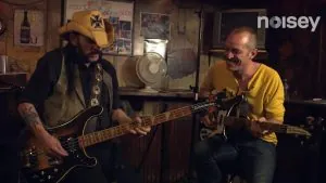 Lemmy Kilmister on guitar moves