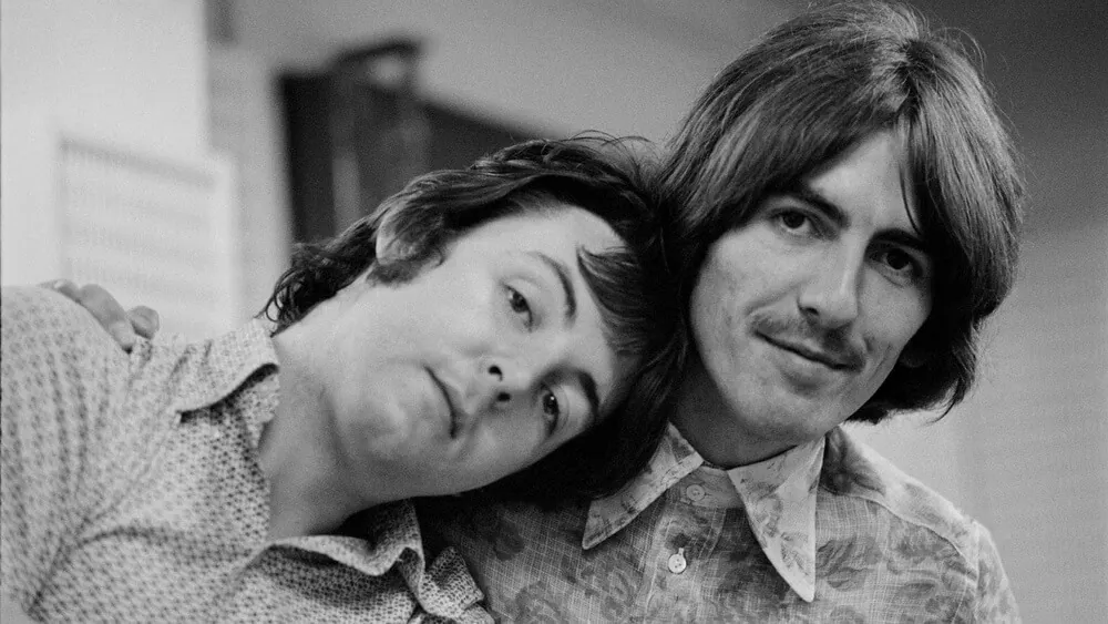 Paul McCartney and George Harrison