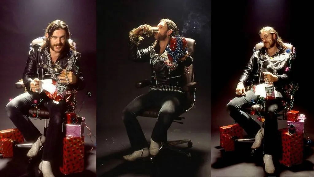 Hear Lemmy Kilmister's version for Chuck Berry's Run Run Rudolph
