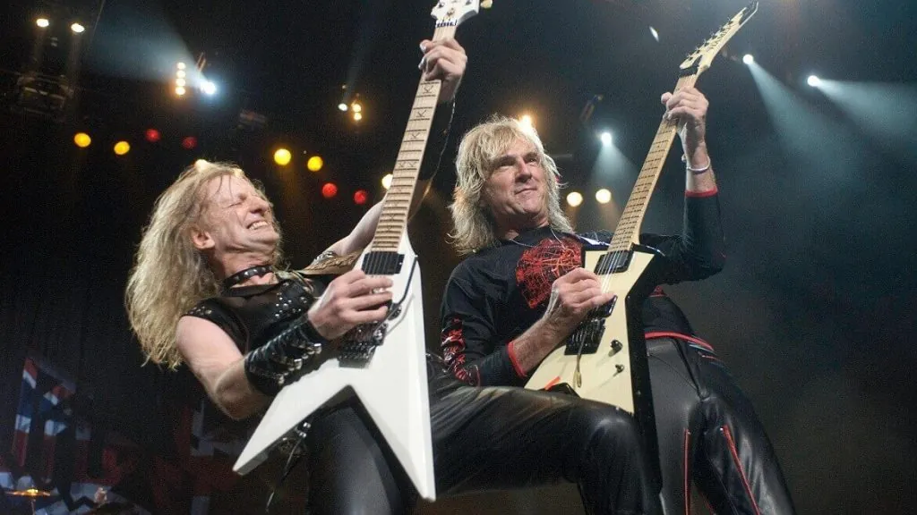 KK Downing and Glenn Tipton