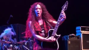 Marty Friedman playing