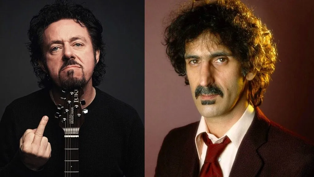 Steve Lukather and Frank Zappa