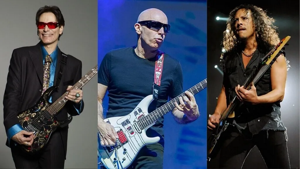 Steve Vai, Joe Satriani and Kirk Hammett