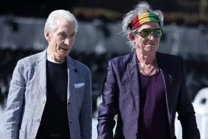 Charlie Watts and Keith Richards