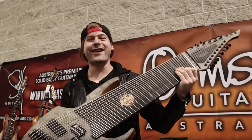 Meet the new 18-string guitar from Youtuber Jared Dines