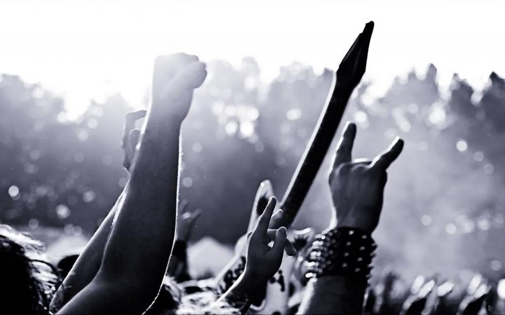 heavy-metal crowd