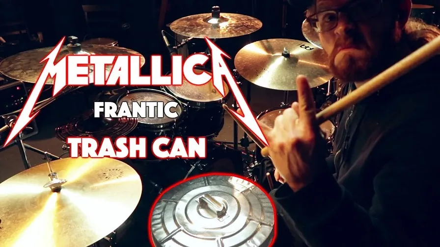 Canadian drummer plays Metallica’s “Frantic” in a garbage can