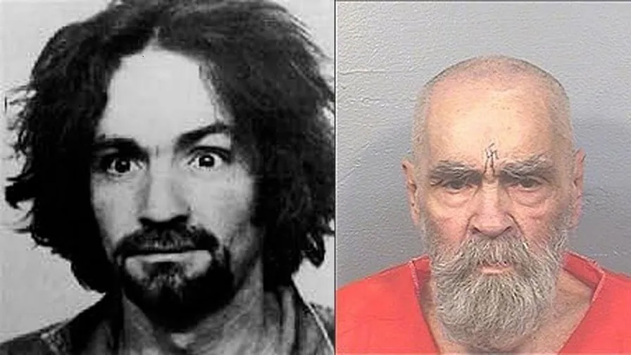 Charles Manson young and old