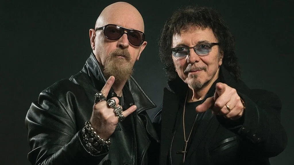 Rob Halford and Tony Iommi