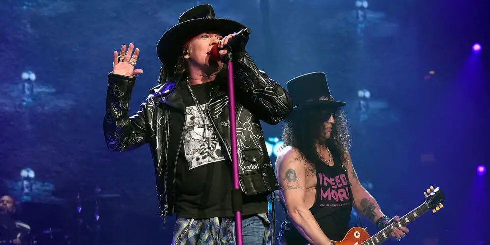 Axl Rose and Slash