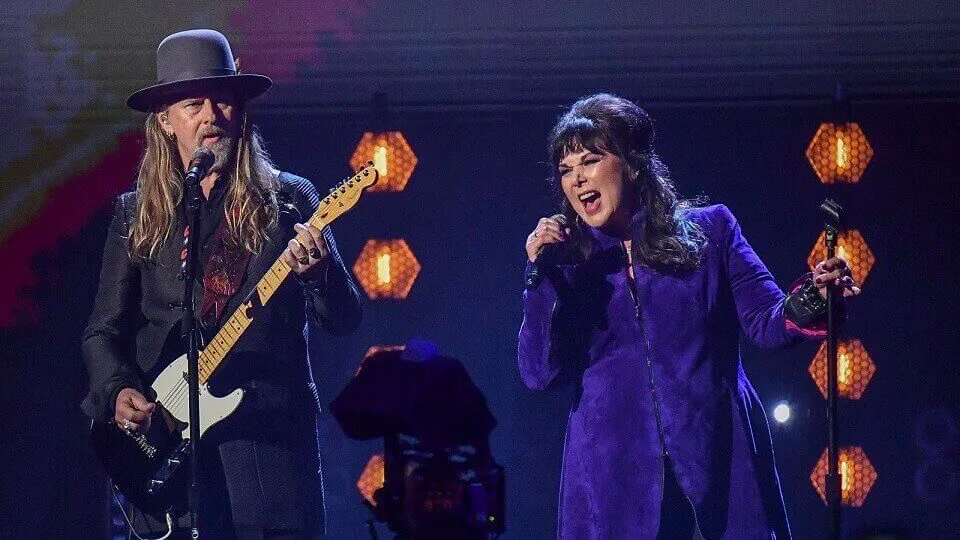 Jerry Cantrell and Ann Wilson