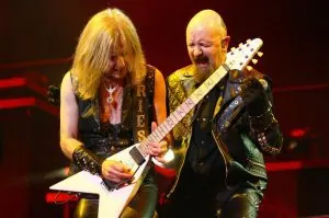 KK Downing and Rob Halford