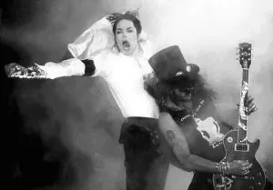 Michael Jackson and Slash