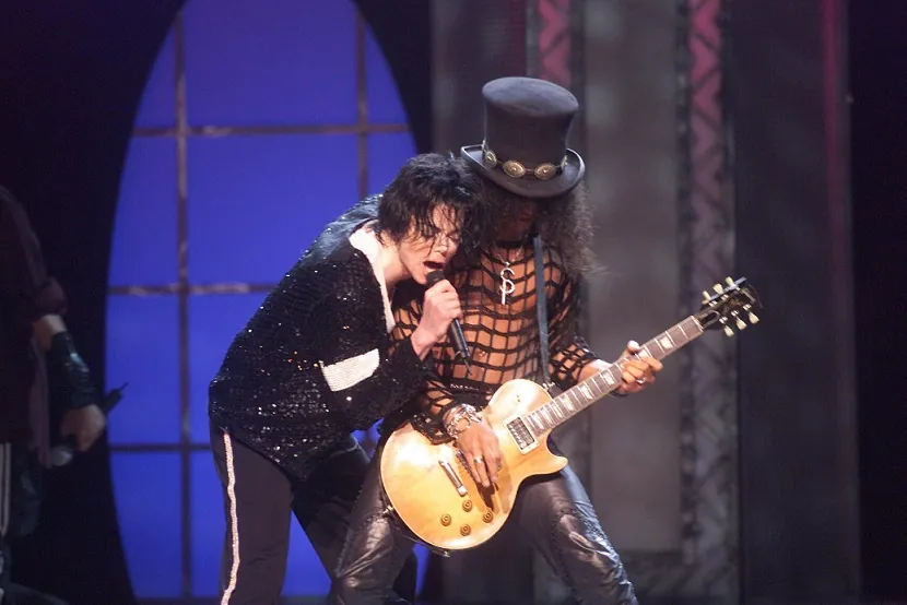 Slash and Michael Jackson