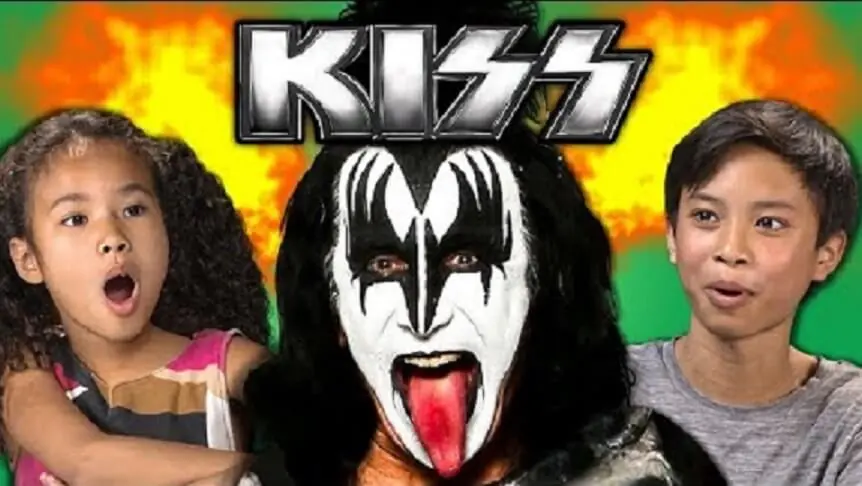 Kids react to kiss