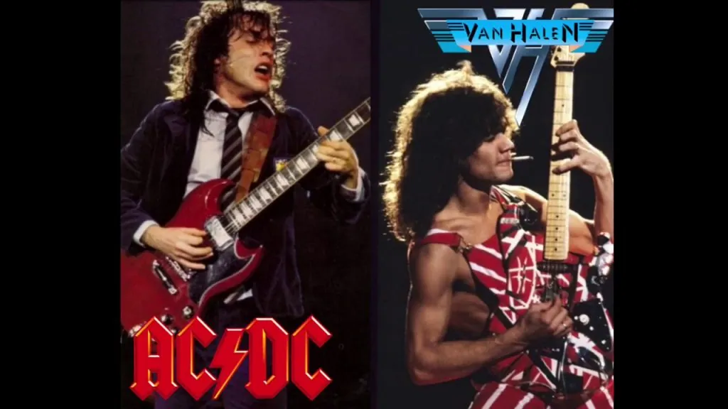 ACDC AND VAN HALEN
