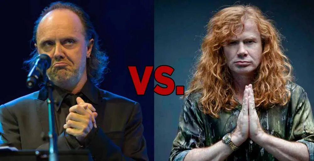 Lars Ulrich and Dave Mustaine