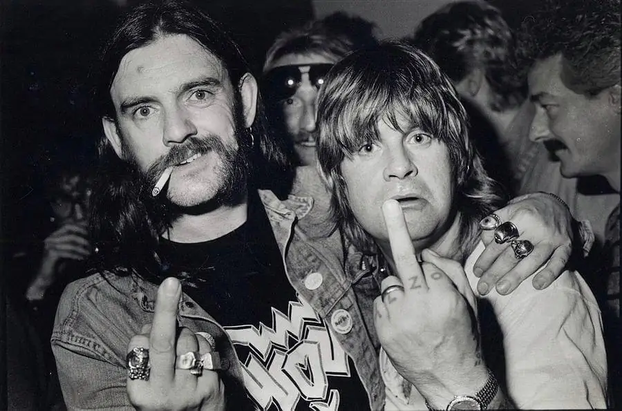 Lemmy and Ozzy Osbourne