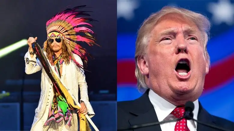 Steven Tyler and Donald Trump